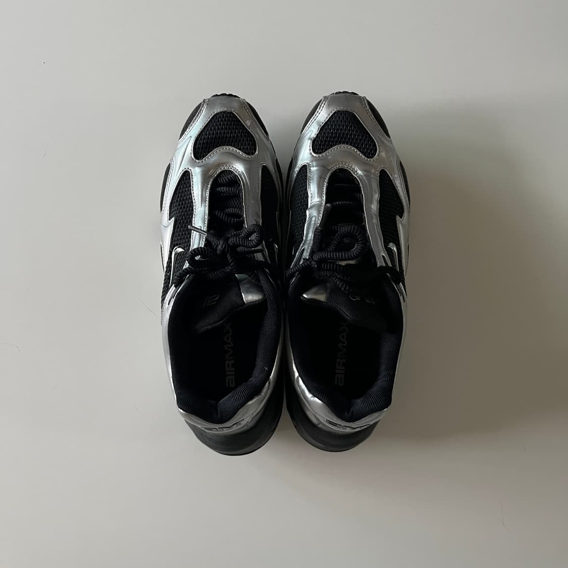 NIKE Air Max Muse Black Metallic Silver 상품이미지2