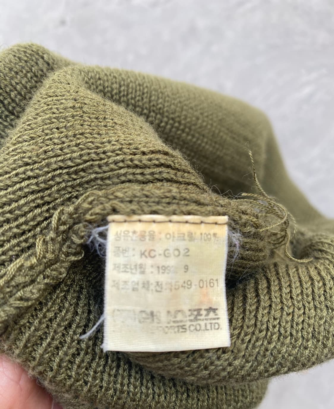 90‘s 나이키 ACG 카키 올드비니 상품이미지4