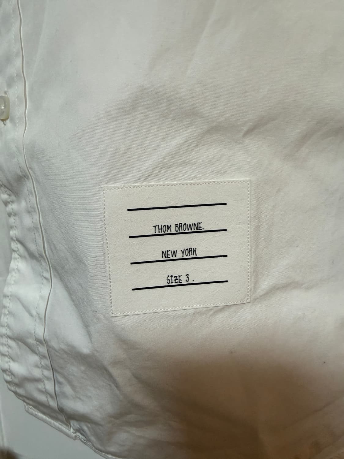 톰브라운 히든 RWB 트리밍 클래식 포플린 셔츠 (MWL010E 0311 상품이미지5