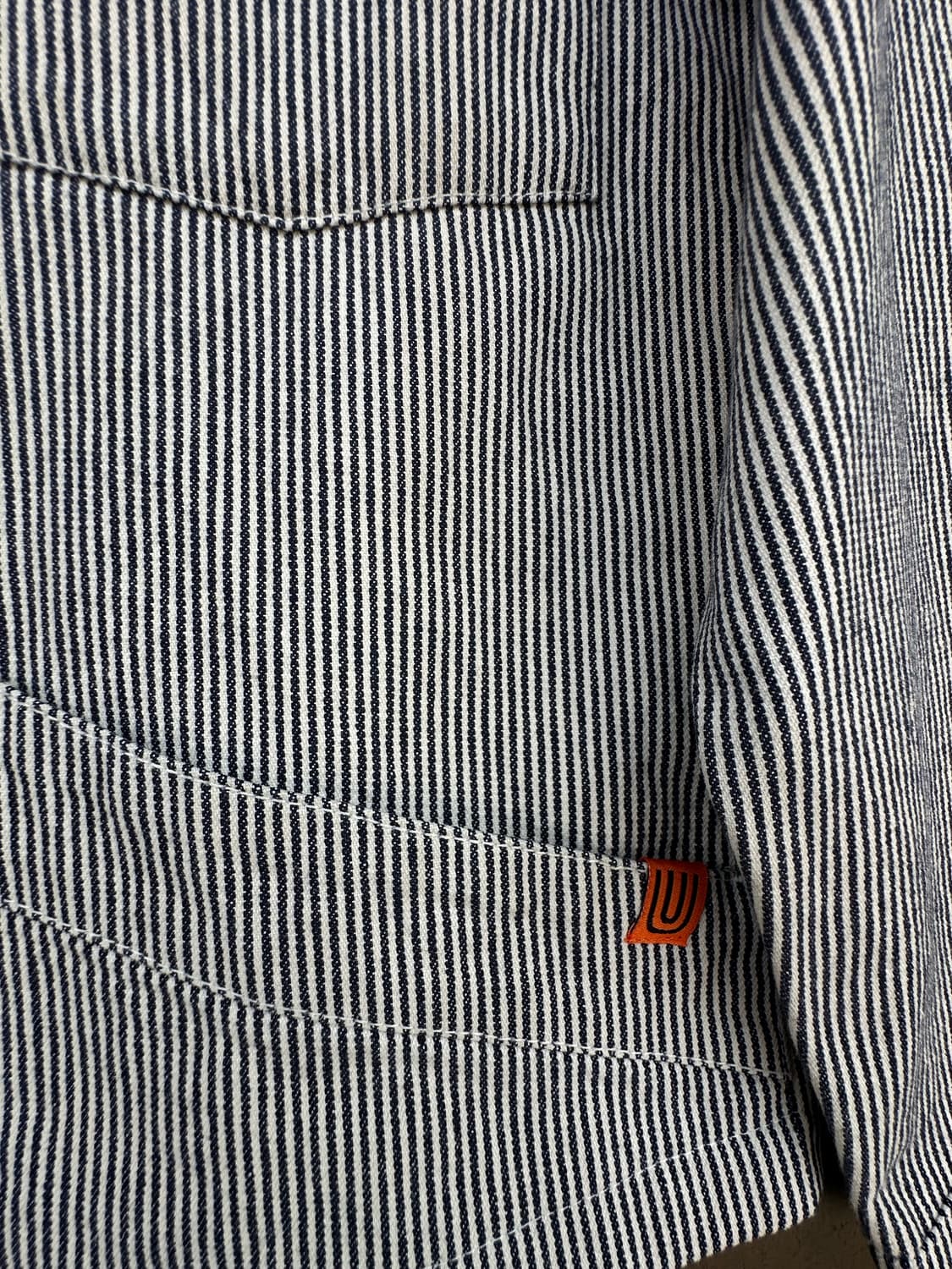 아메리카 유니버설 오버롤 샴브레이 커버올 상품이미지4