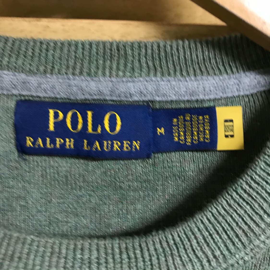 폴로 신형라인 카키 라운드니트 상품이미지3