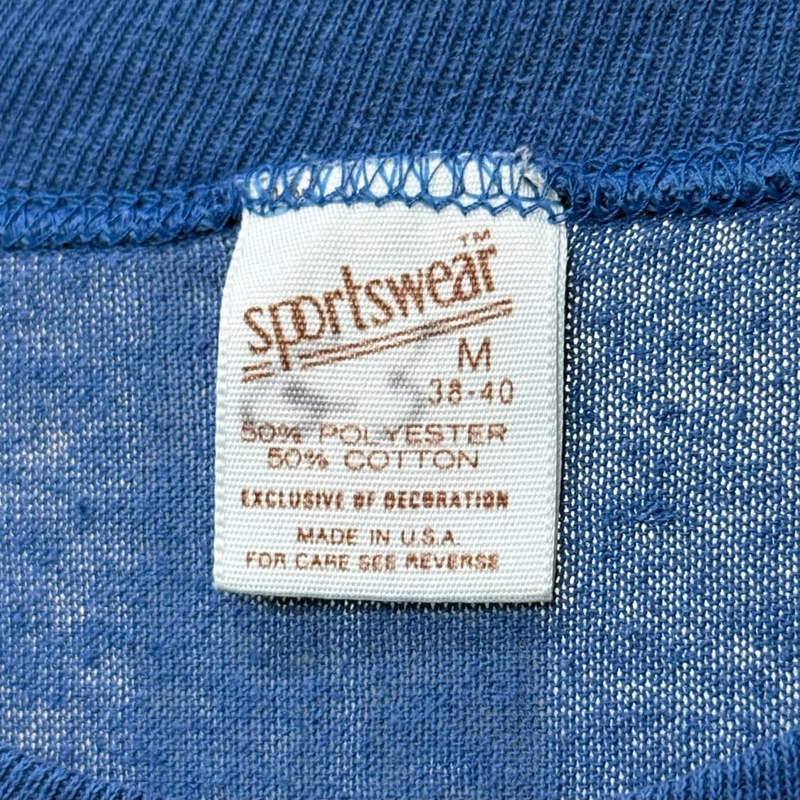 80s 스포츠웨어 빈티지 튜블러 티셔츠 상품이미지4