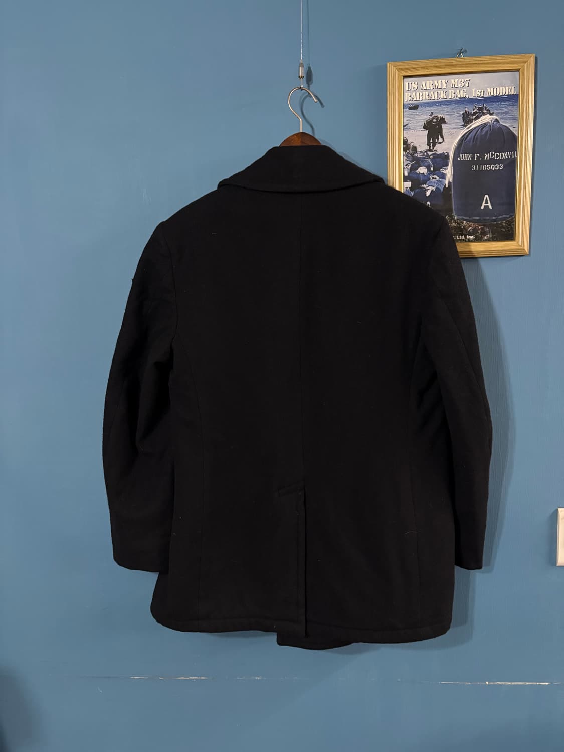 90's USN 6 Button Pea overcoat. 상품이미지9