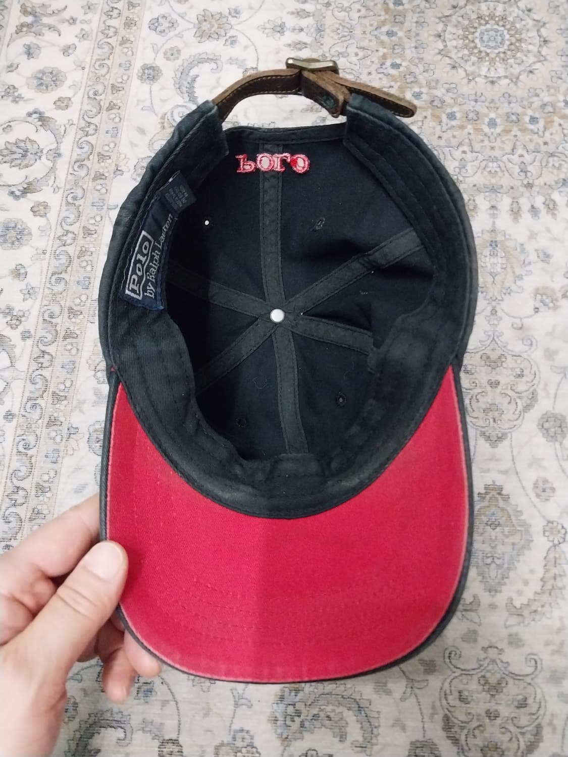 폴로 랄프로렌 블랙 볼캡 상품이미지5