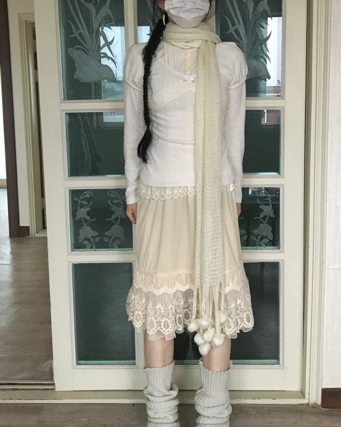 Lace trimming knit 상품이미지5