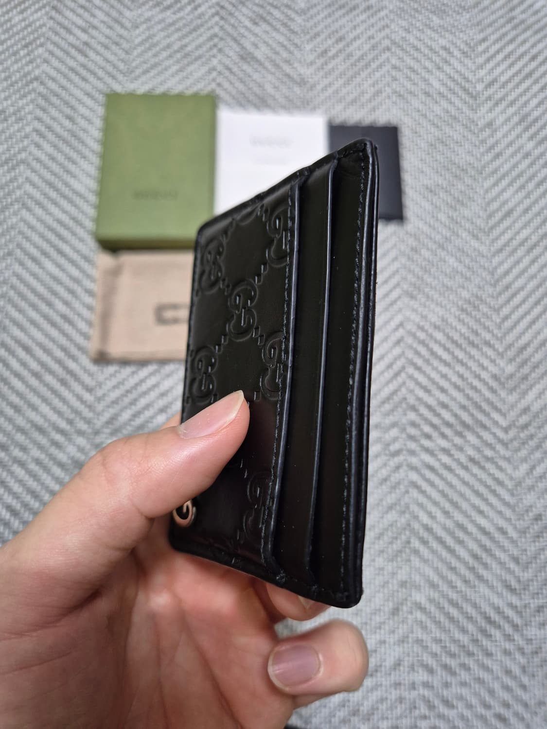 정품 구찌 카드지갑(보증서포함) 상품이미지7