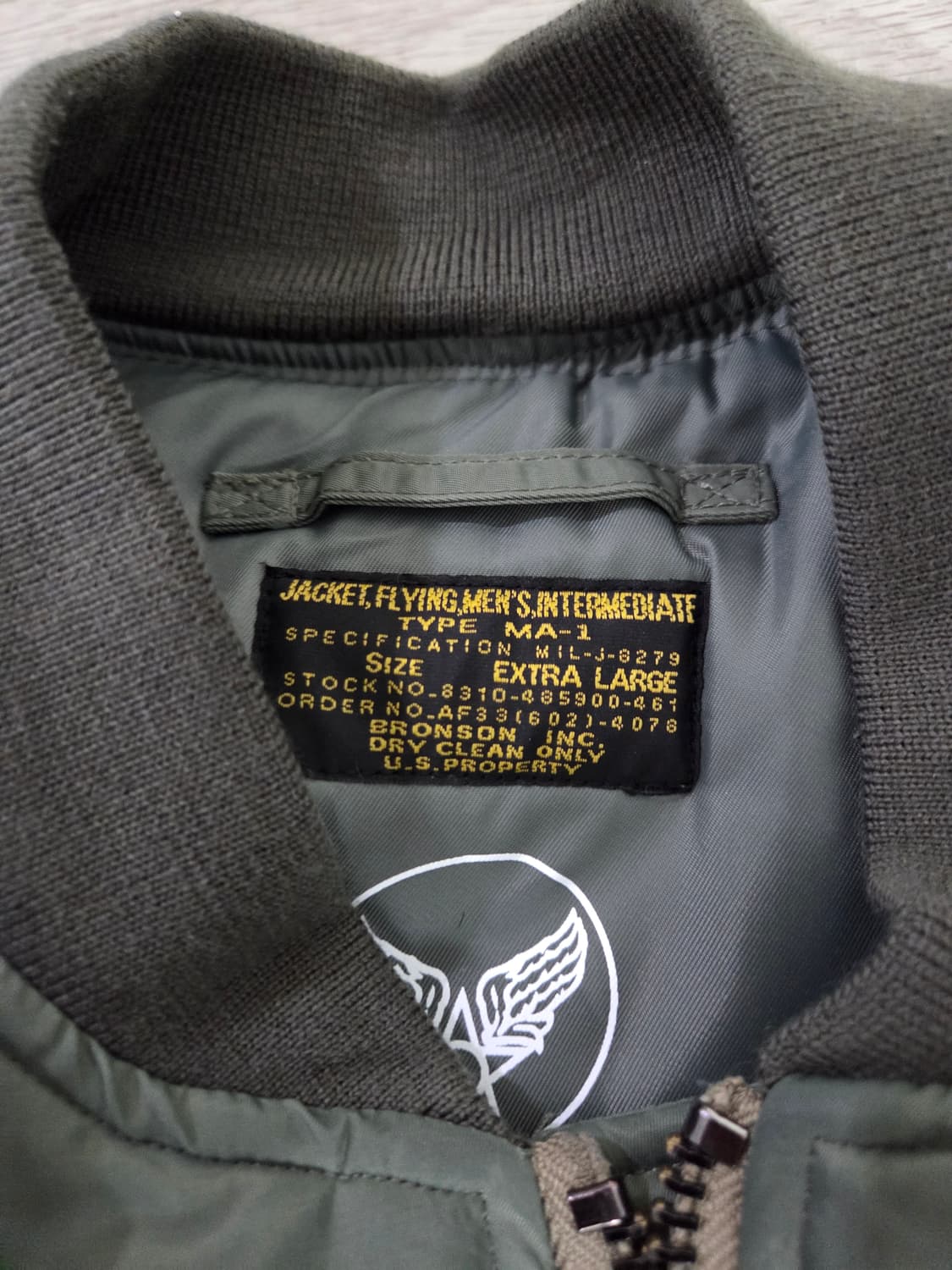 브론슨 MA-1 XL 상품이미지2