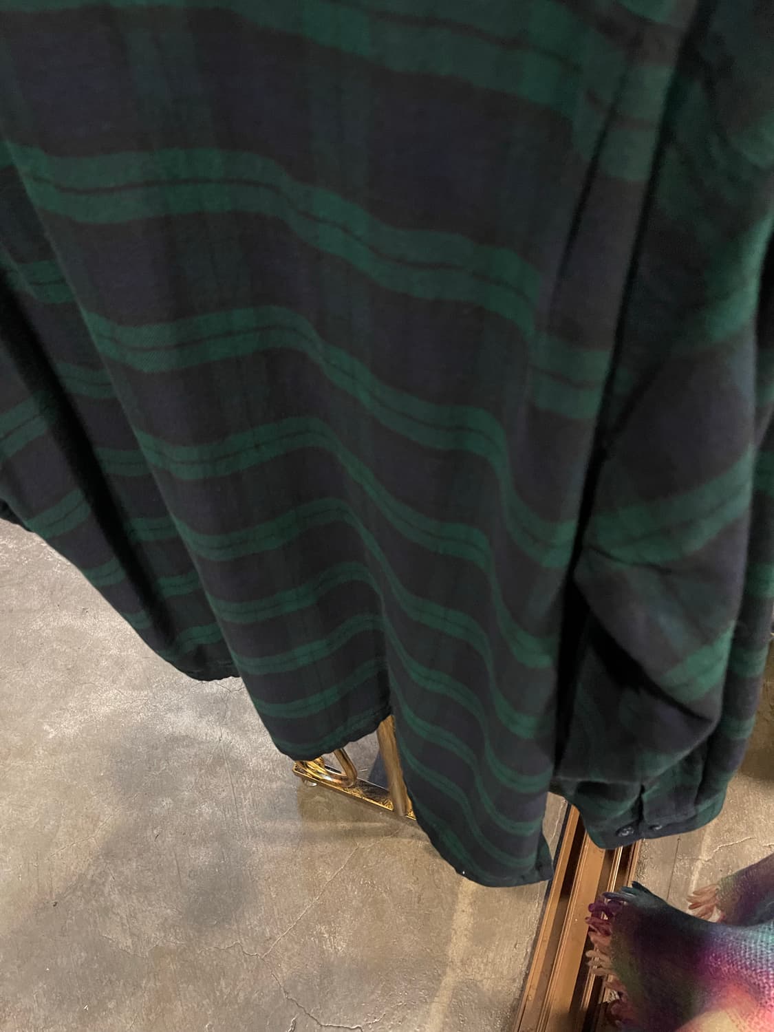 LL bean 체크 후리스 셔츠 상품이미지5