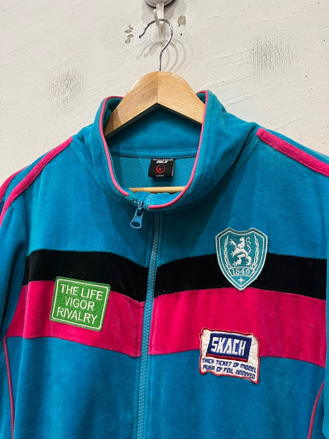 oblo JPN 벨벳 트랙탑 져지 상품이미지3