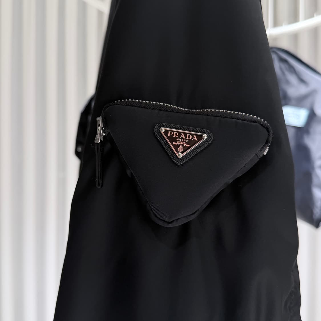 (S+/L) / 프라다 라프시먼스 리나일론 블랙 봄버 자켓 상품이미지3