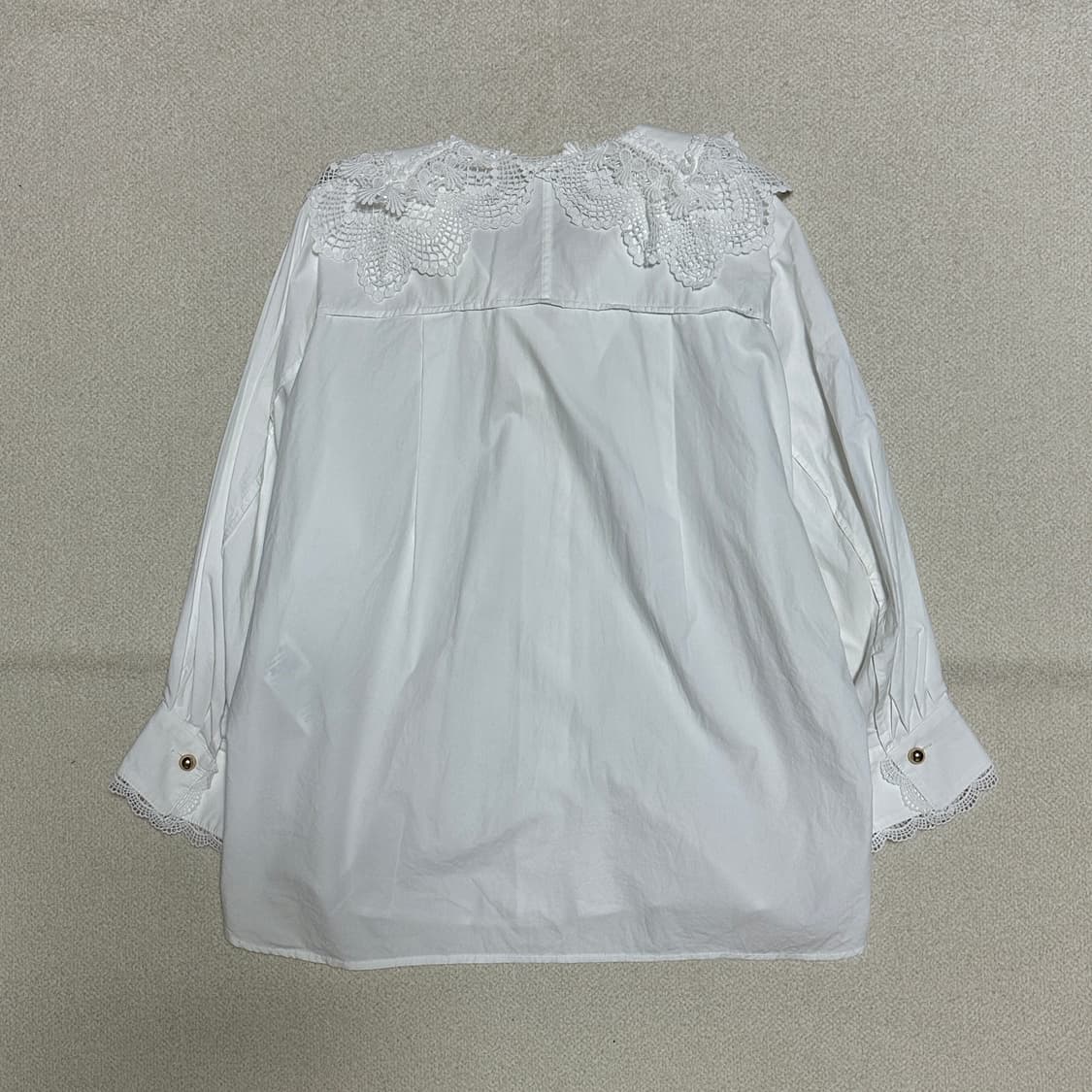 오즈세컨 레이스 카라 블라우스 상품이미지3