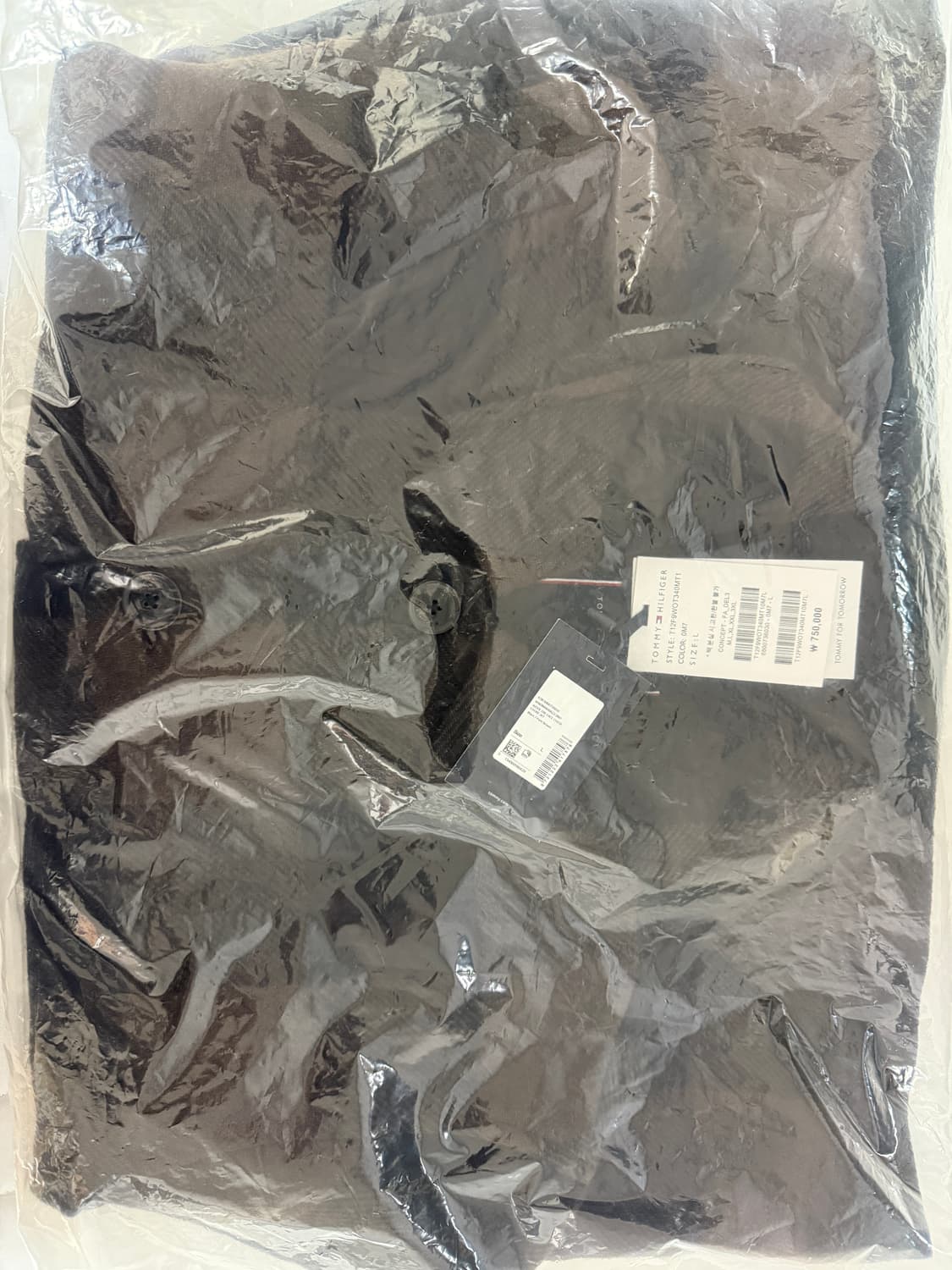 타미힐피거 남자 체크 자켓 L사이즈 새상품 상품이미지4