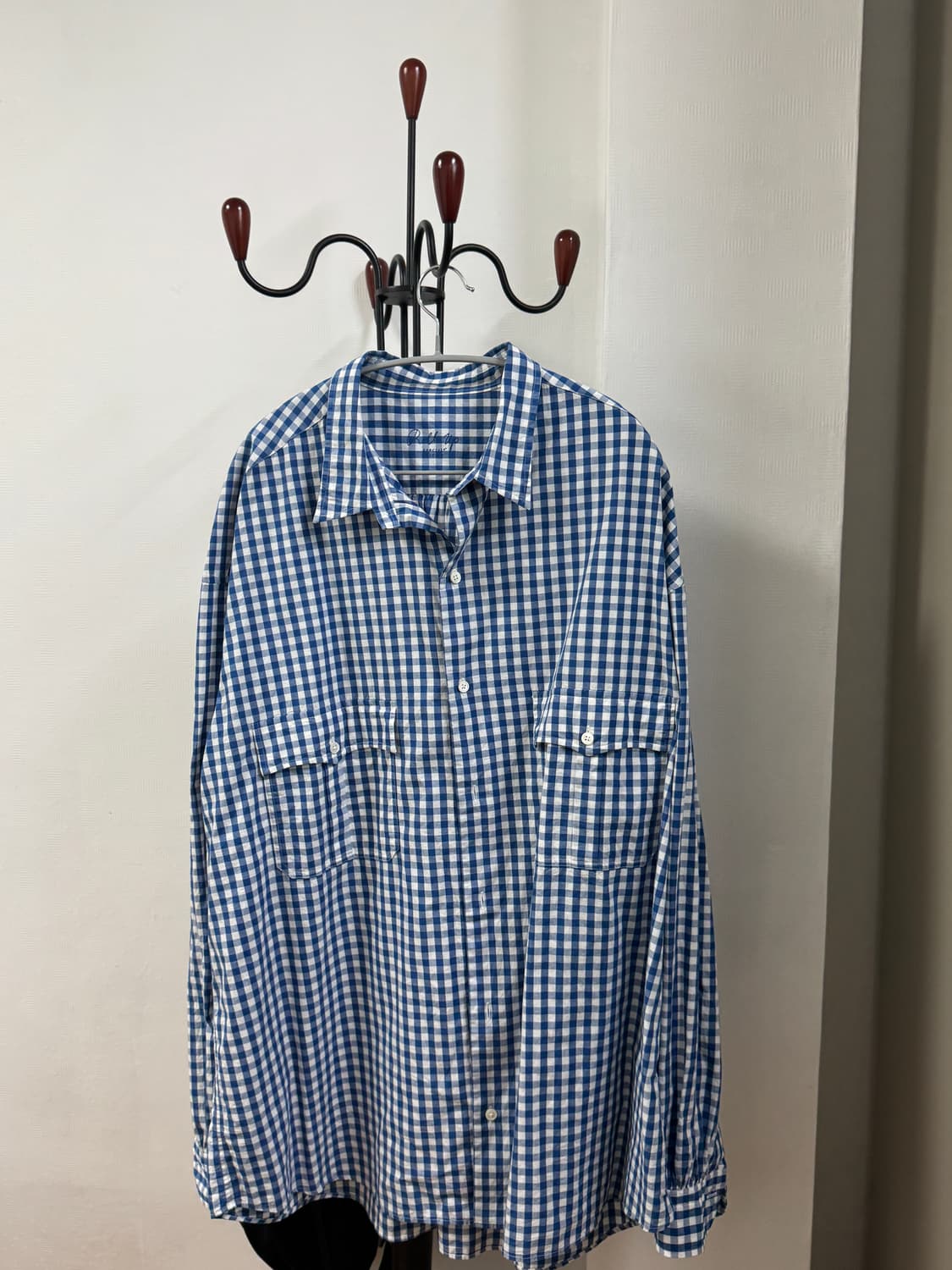 포터클래식 롤업 깅엄 셔츠 상품이미지1