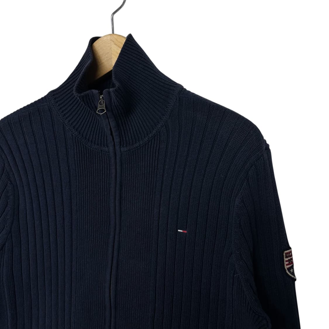 타미힐피거 스몰로고 니트집업 상품이미지2