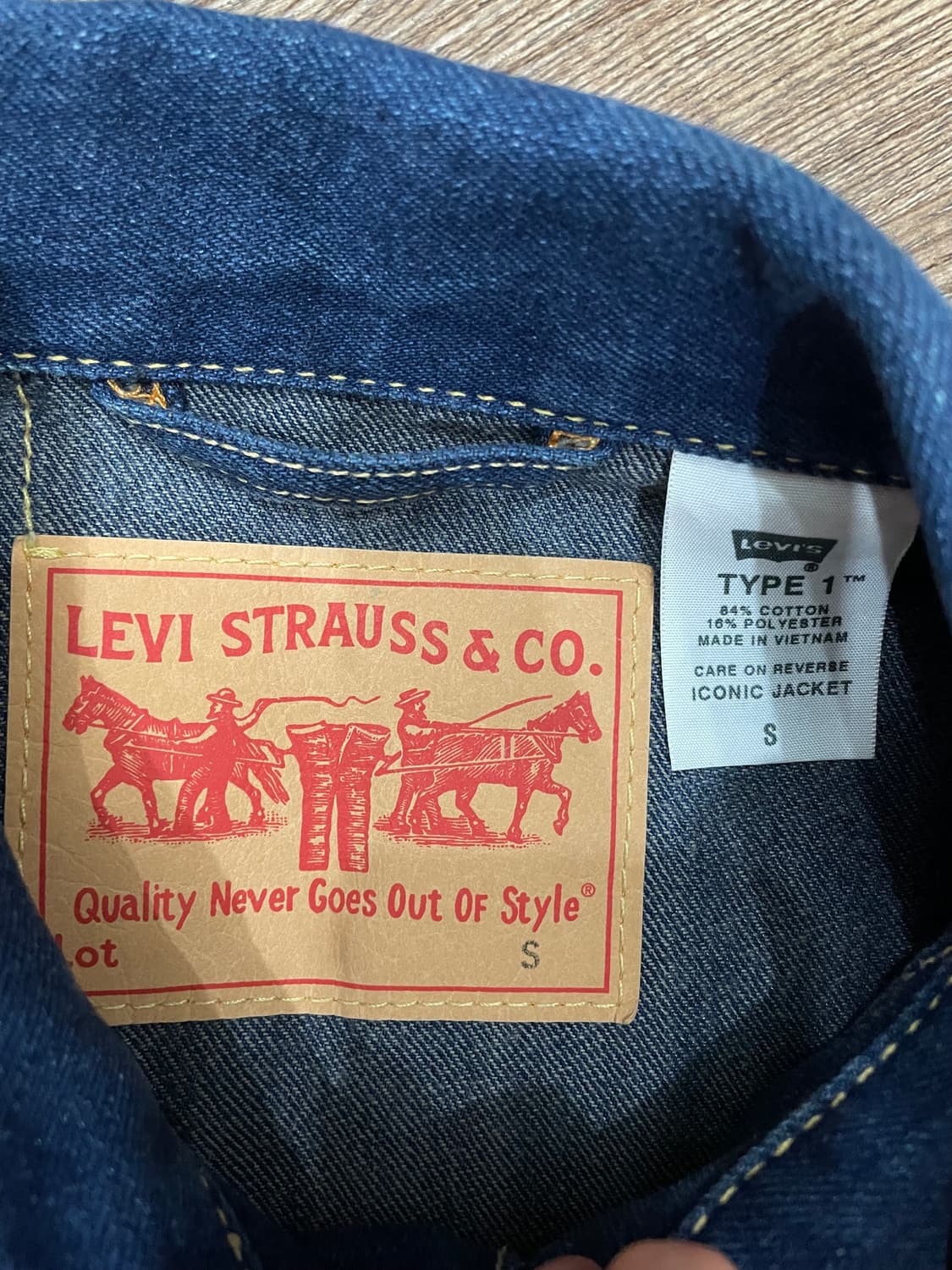 리바이스 타입원 TYPE1 트러커 데님 자켓 상품이미지7