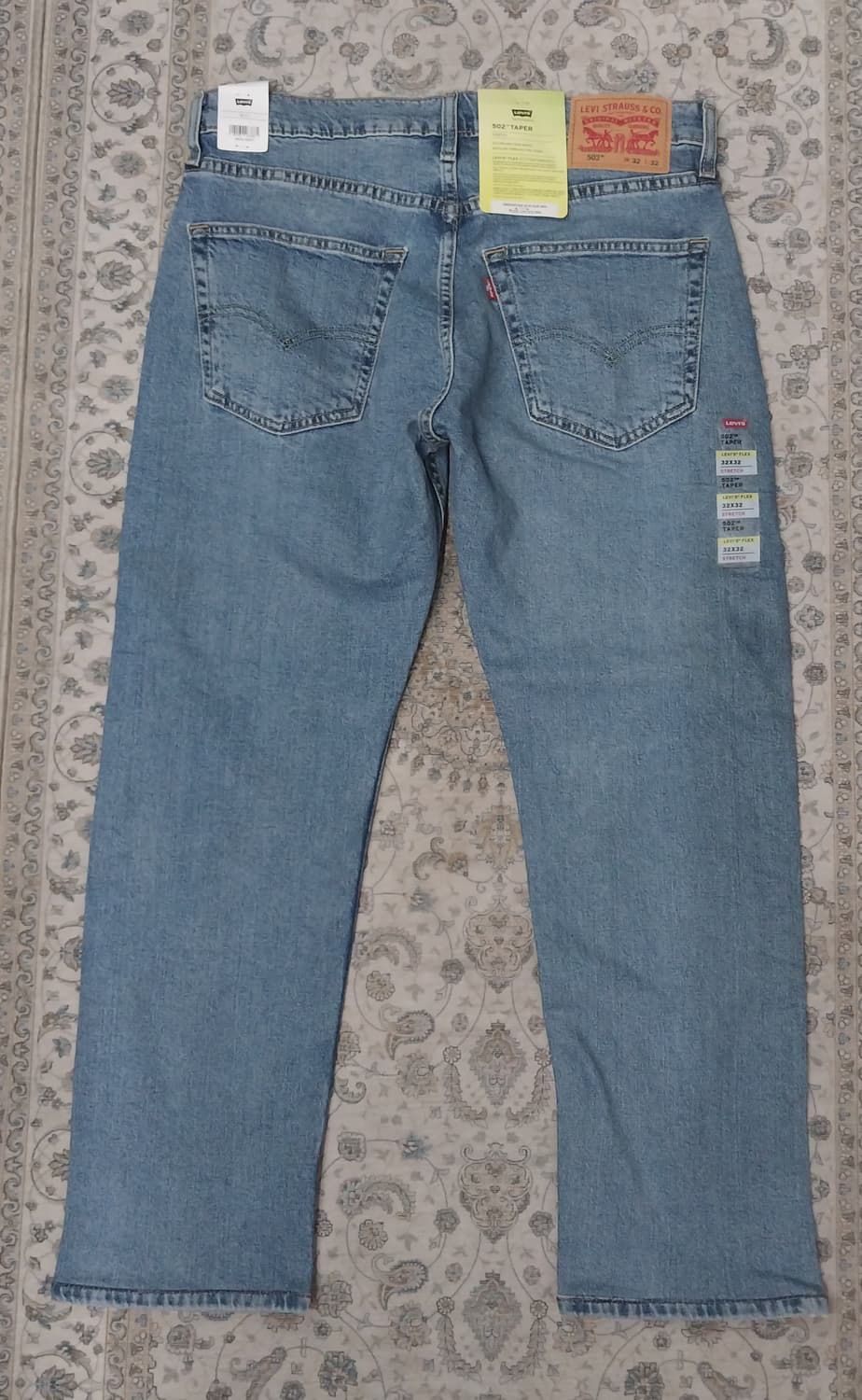 (새상품) 리바이스 502 테이퍼드 연청 데님팬츠 32 상품이미지4