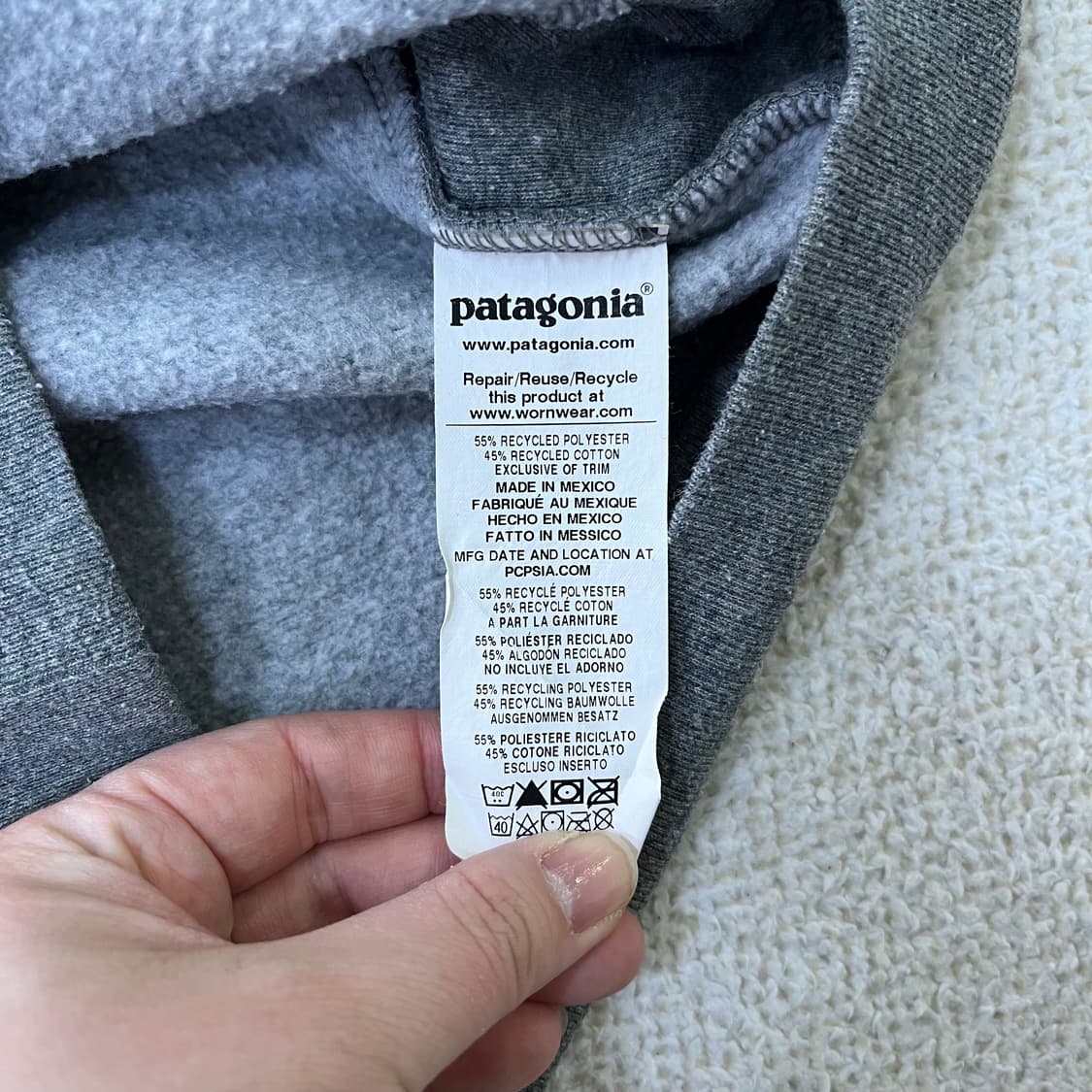 XS 파타고니아 긴팔 후드 티셔츠 0323M 상품이미지3