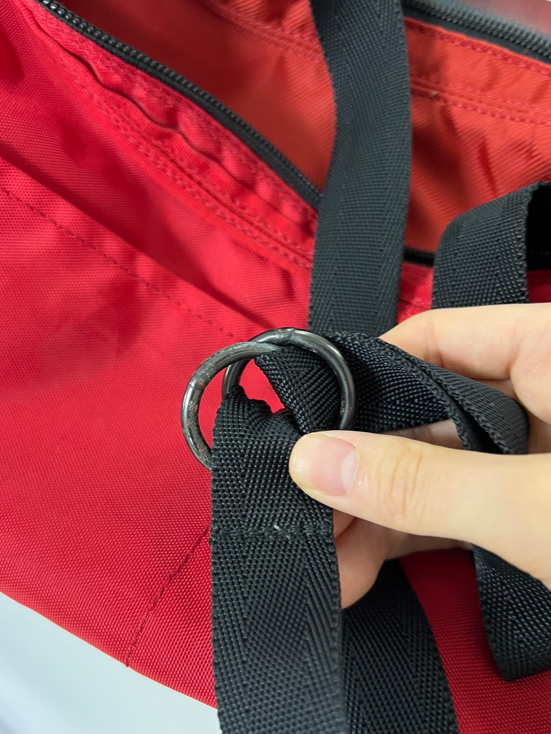 PORTER ROUND-SHOULDER BAG (Red)  상품이미지10