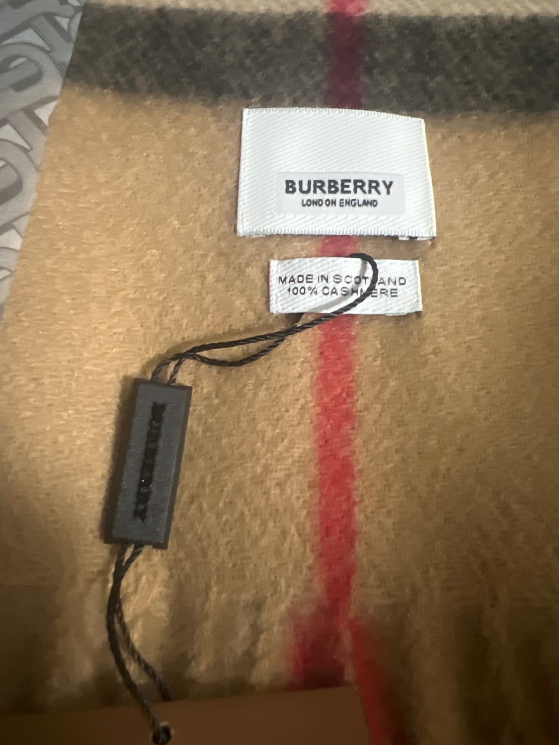 버버리 캐시미어 머플러 풀박 상품이미지2