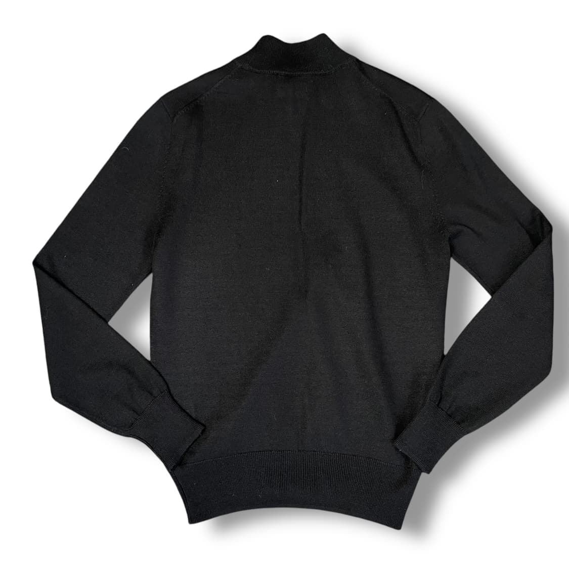 빈티지 블랙 반목 니트 100 상품이미지2