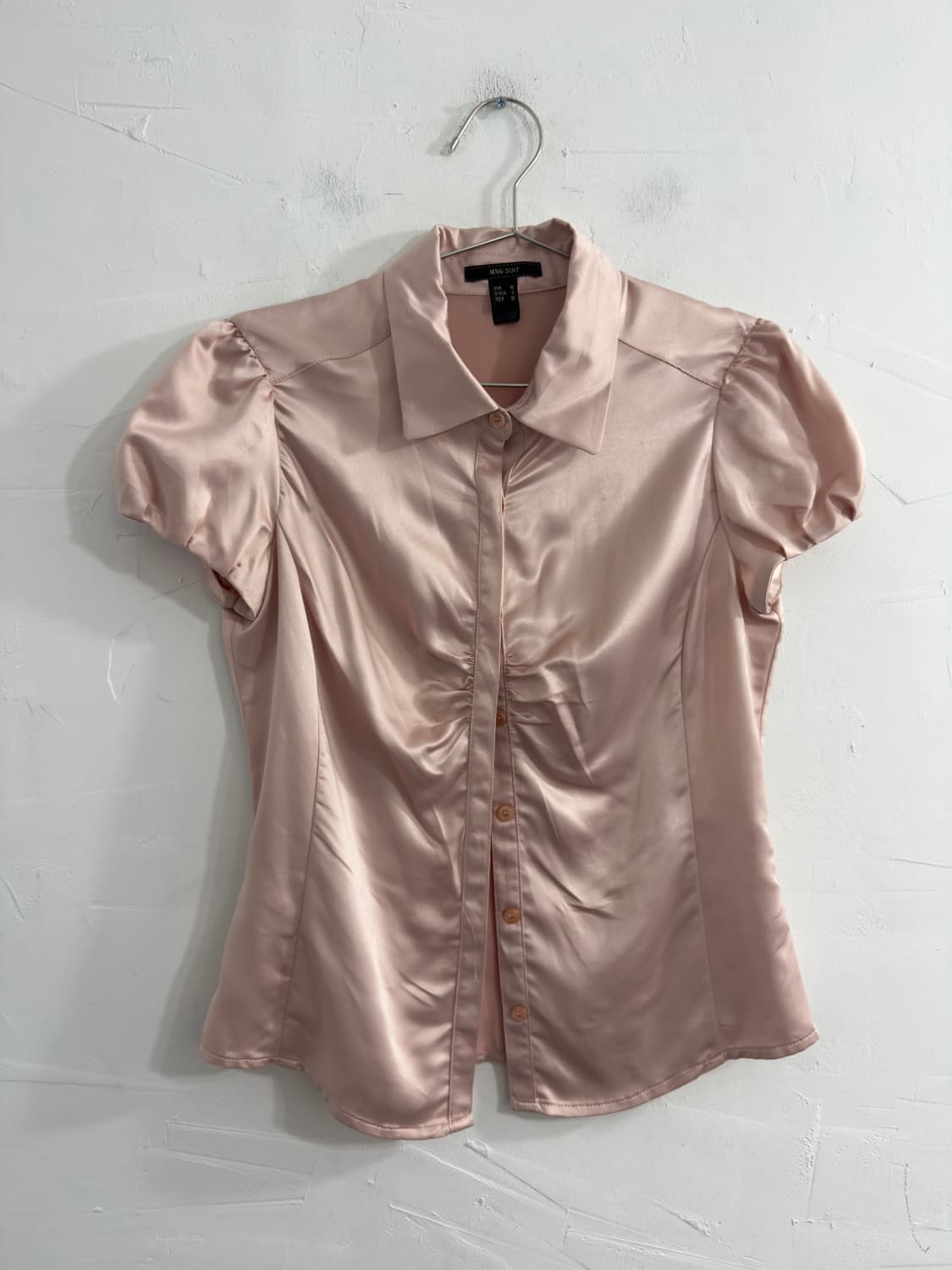 mng glossy glossy puff shirt 상품이미지1