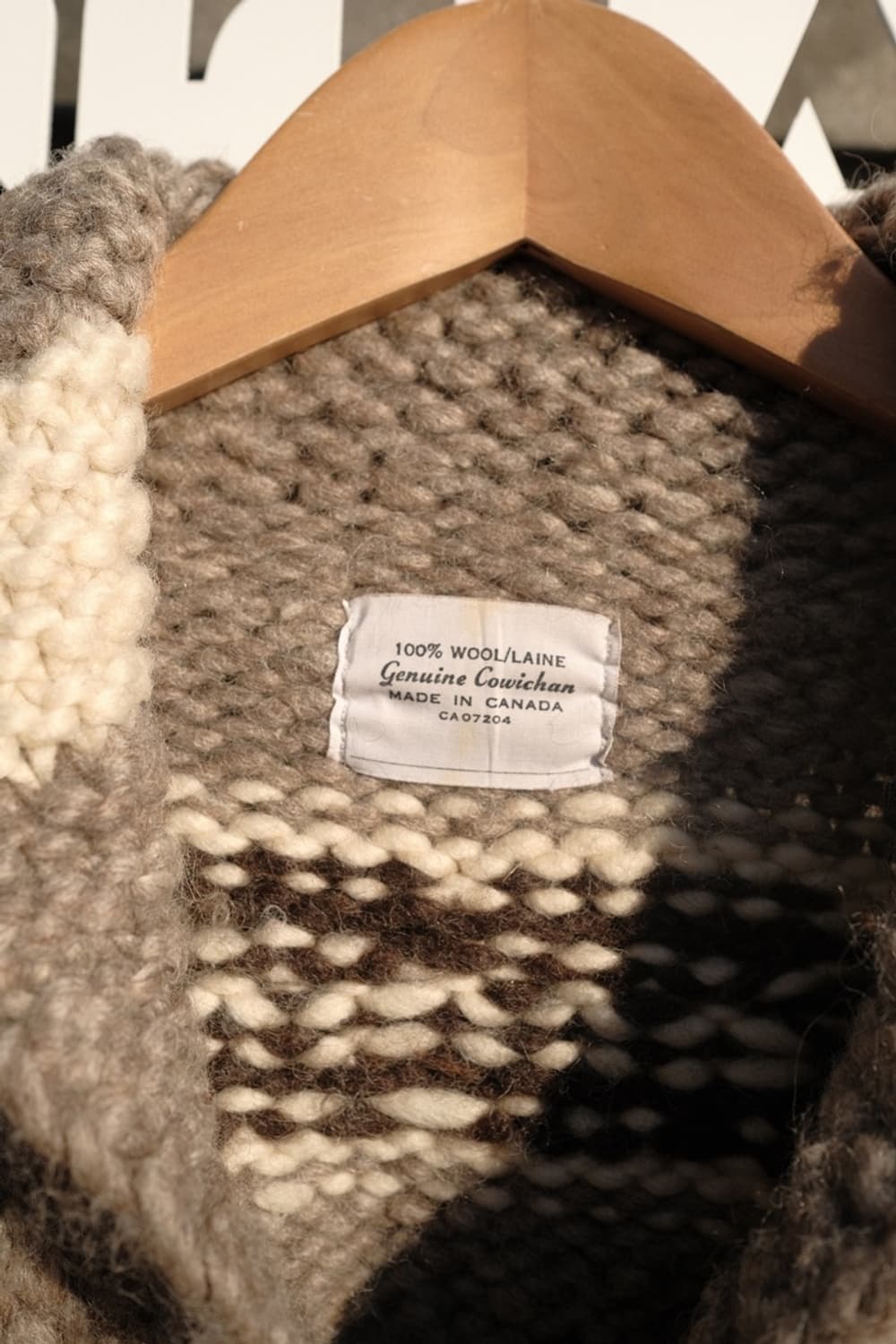 Genuine Cowichan 니트 집업 가디건 상품이미지5