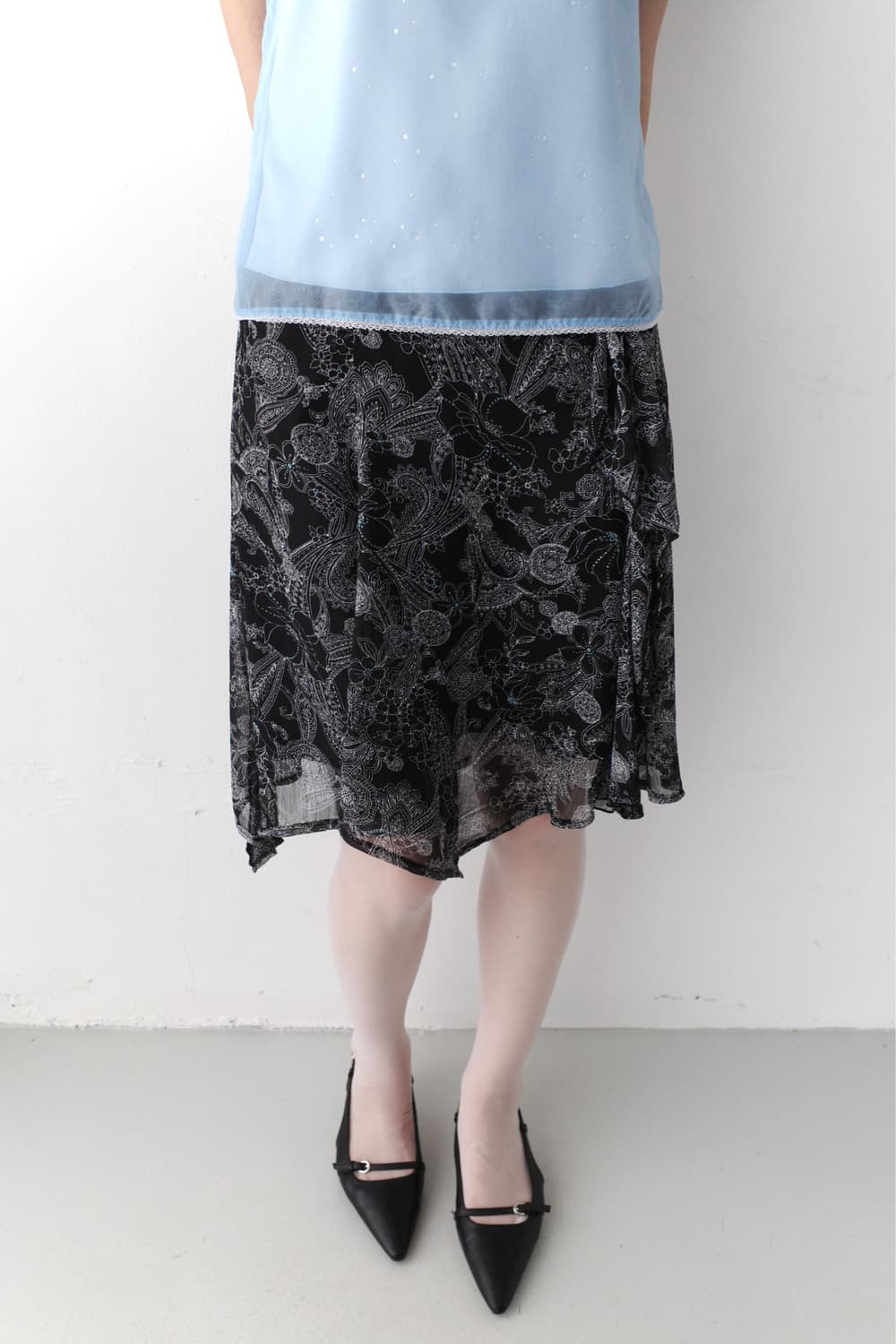paisley frill skirt 상품이미지5