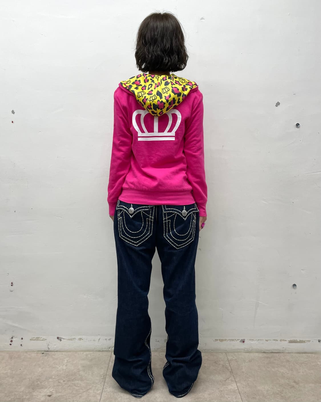 Baby Doll Reversible Leopard HoodieZipUp 상품이미지9