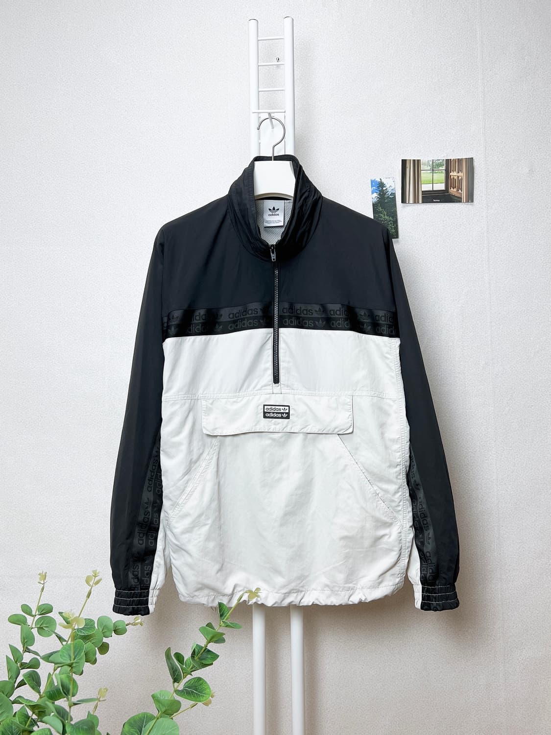 아디다스 오버핏 아노락 바람막이 L  상품이미지1