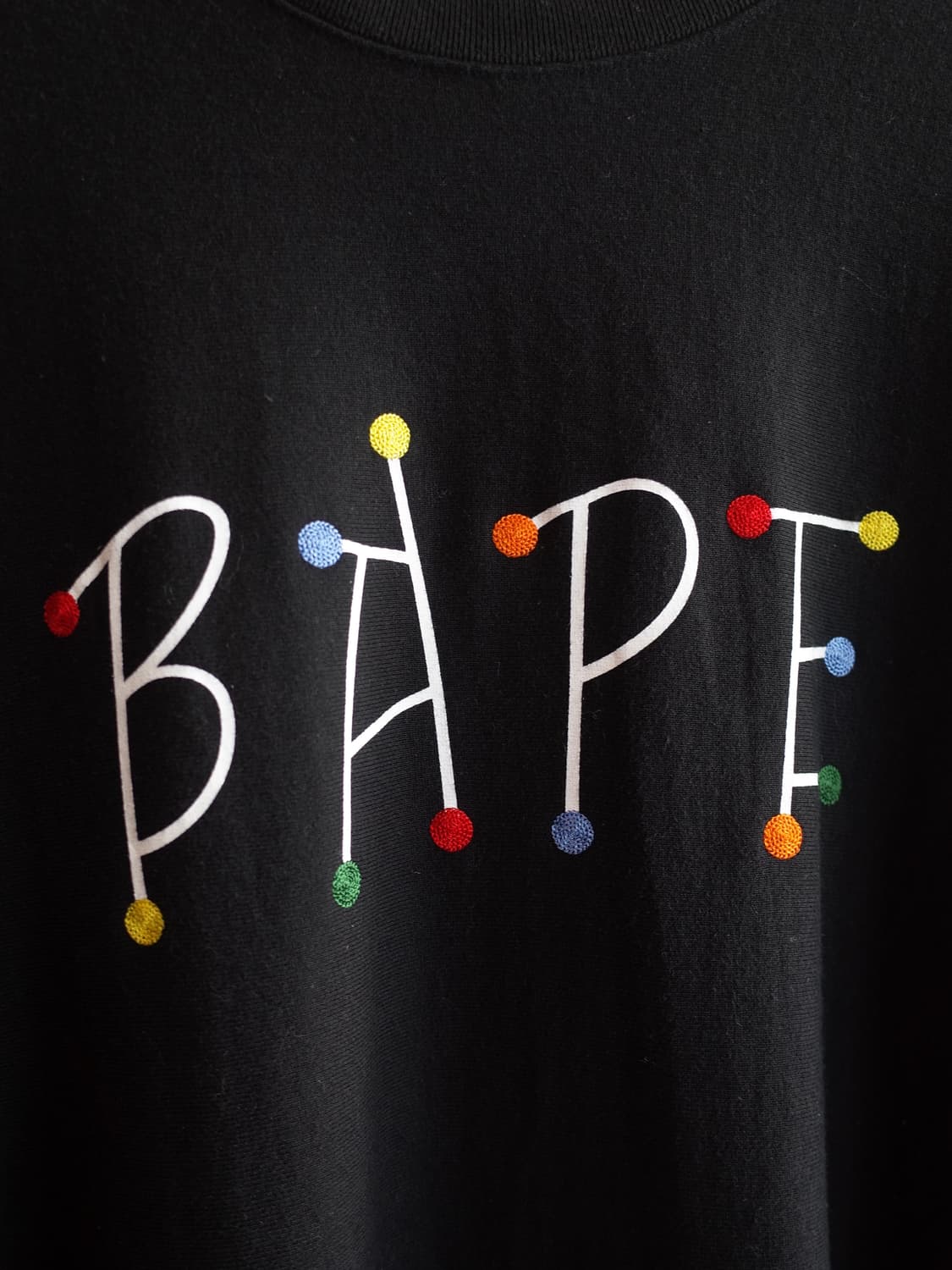 BAPE 베이프 자수 맨투맨(made in japan) 상품이미지4