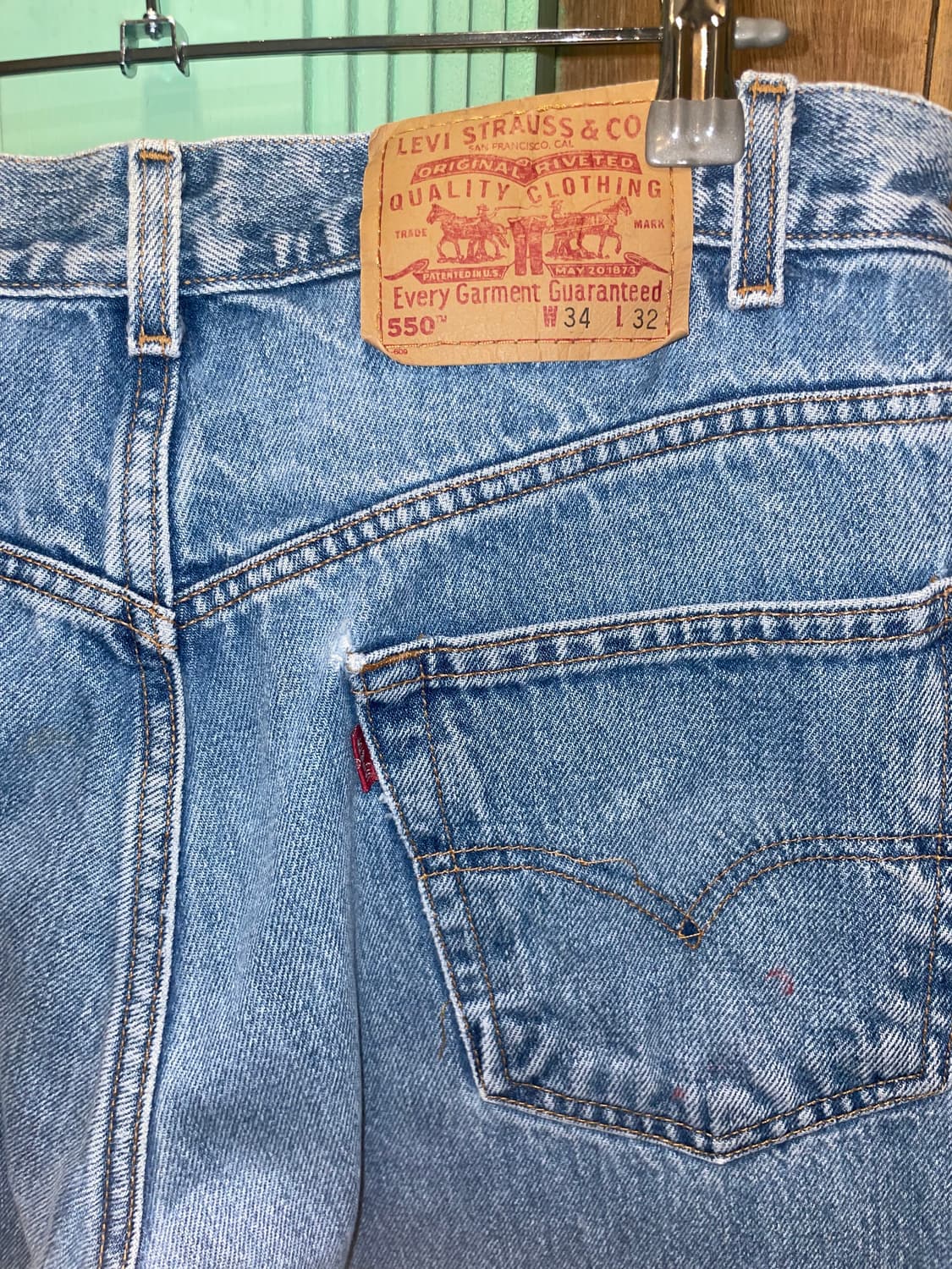 1990-00's Vintage Levi’s 550 Denim 상품이미지7