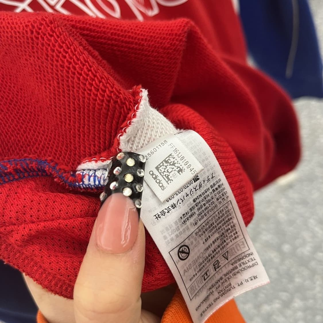 아디다스 올드스쿨 레트로 90's 배색 후드집업 M C10518 상품이미지7