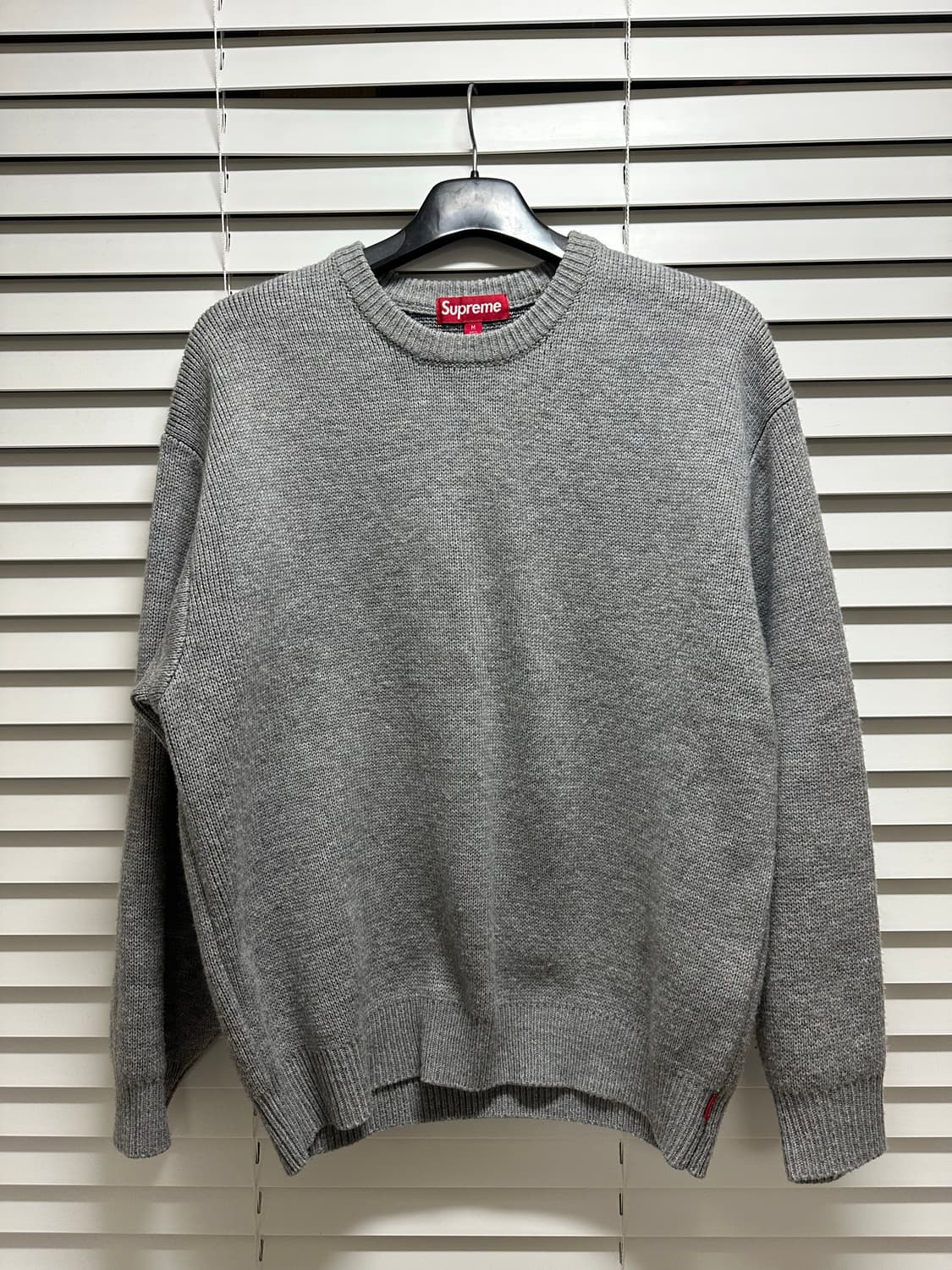 슈프림 트레셔 헤더 그레이 스웨터 M 상품이미지2
