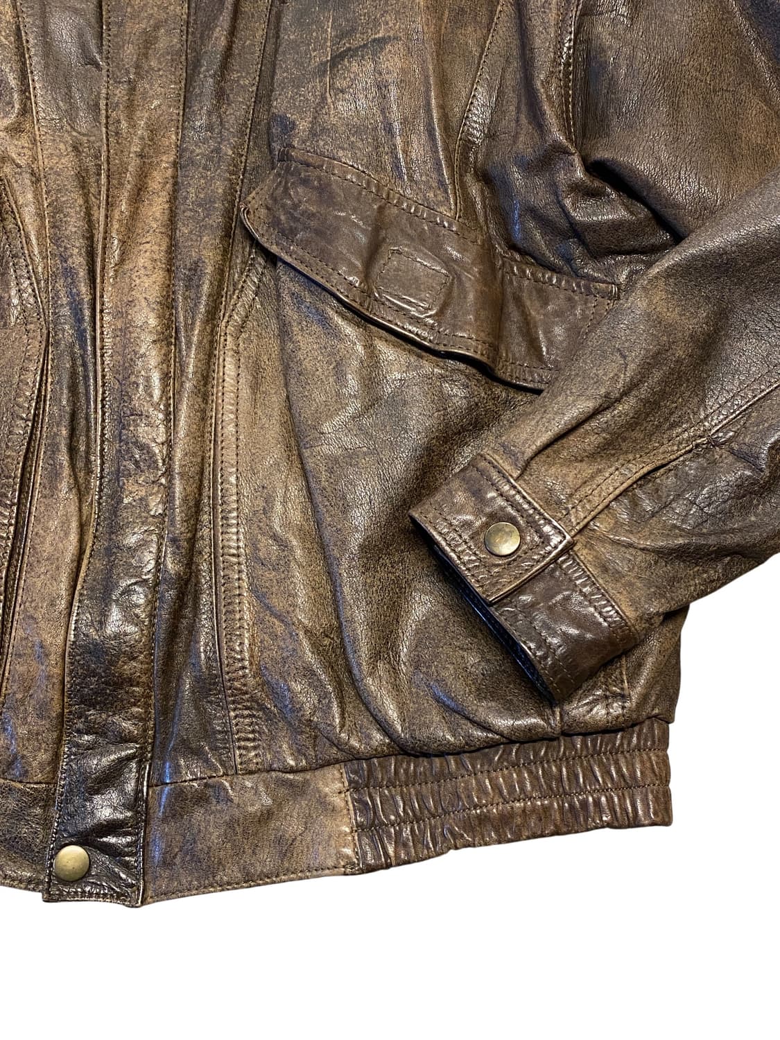 빈티지 레더 자켓 (Man L) AA0961 상품이미지5