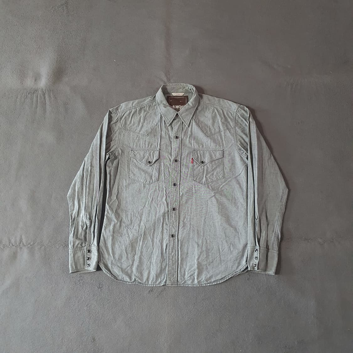 Japan 리바이스 프리미엄 웨스턴 셔츠 L 상품이미지2