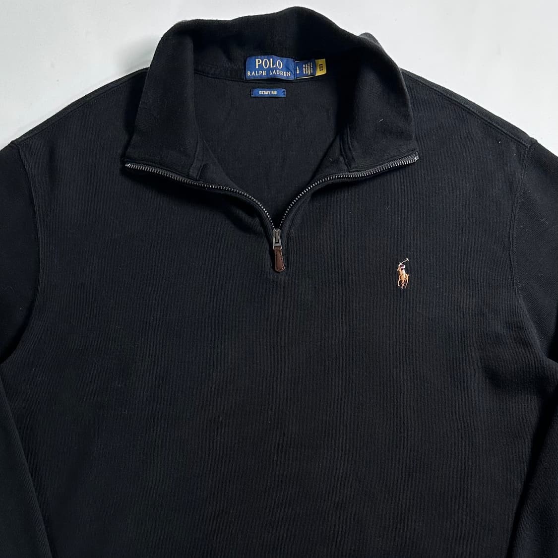 폴로 랄프로렌 블랙 반집업 상품이미지2