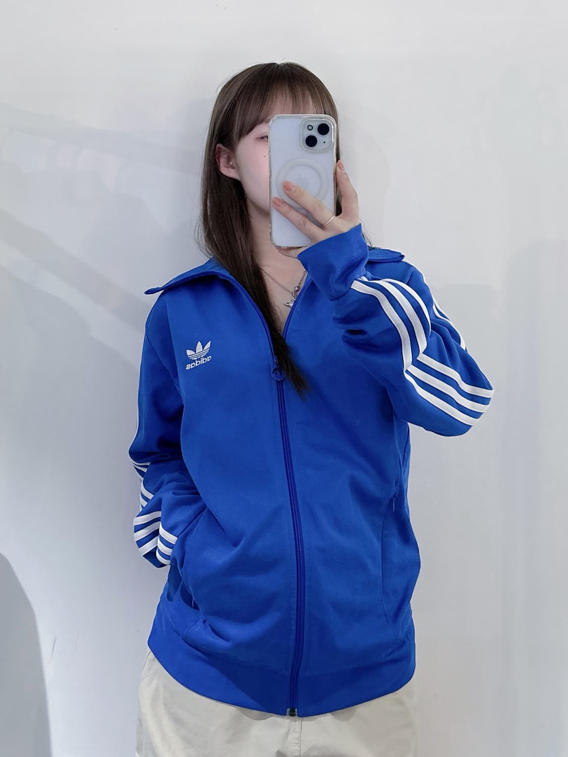 아디다스 유로파 블루 삼선 트랙탑 상품이미지1