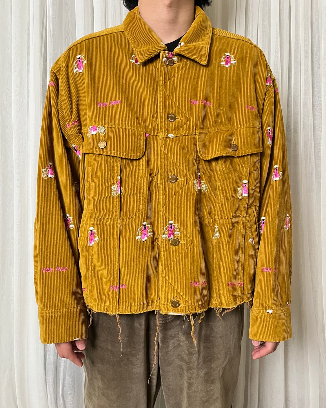 더블렛 베트남자수 코듀로이 자켓 doublet 20aw 상품이미지7