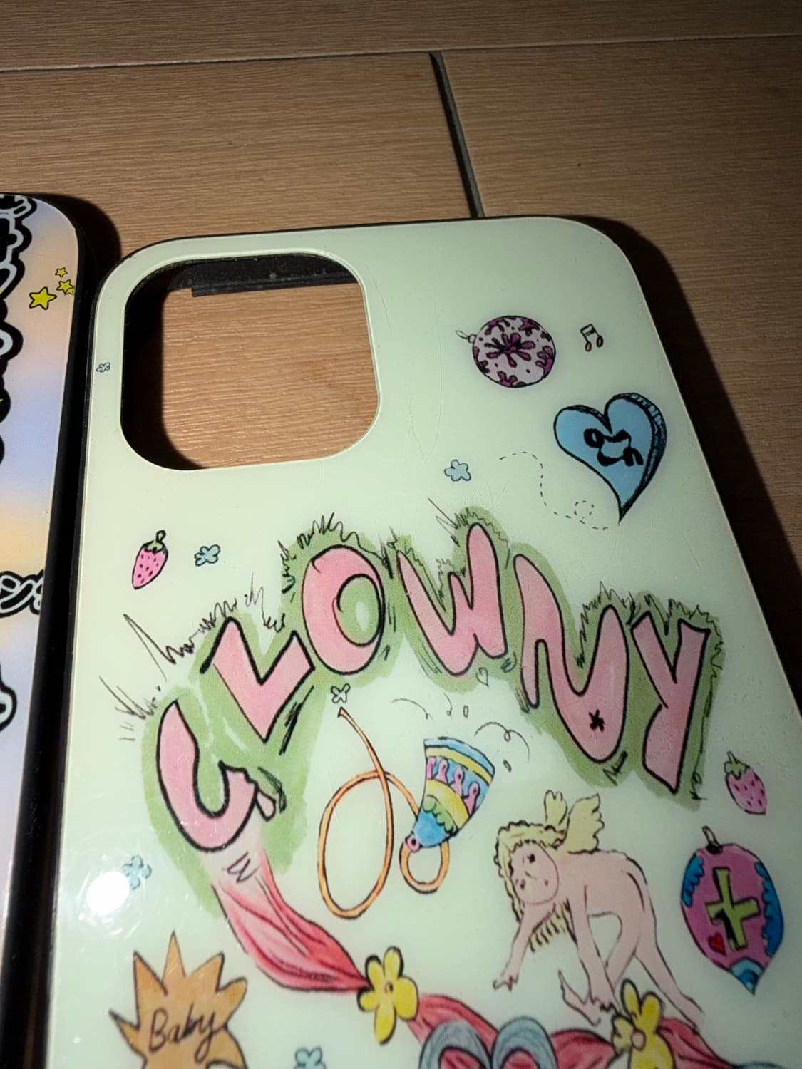 글로니 아이폰 12/12pro 프로 러브 엔젤, 다운타운베이비 폰케이스 상품이미지2