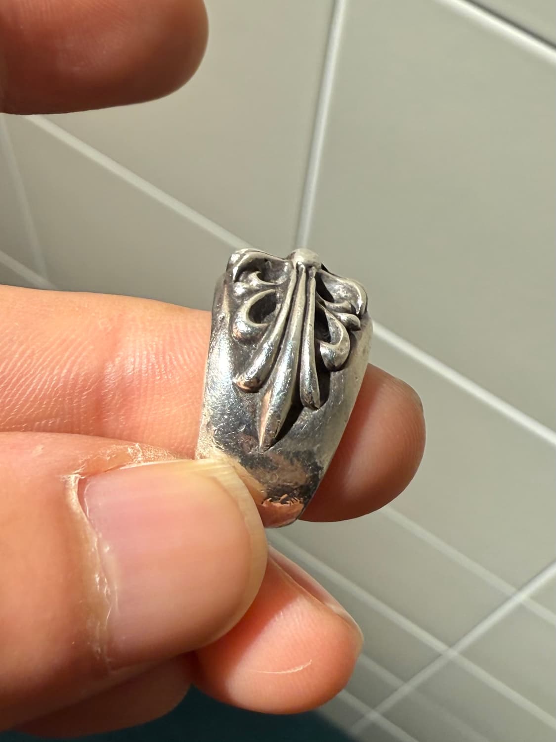 크롬하츠 플로럴 크로스링 us5 상품이미지3