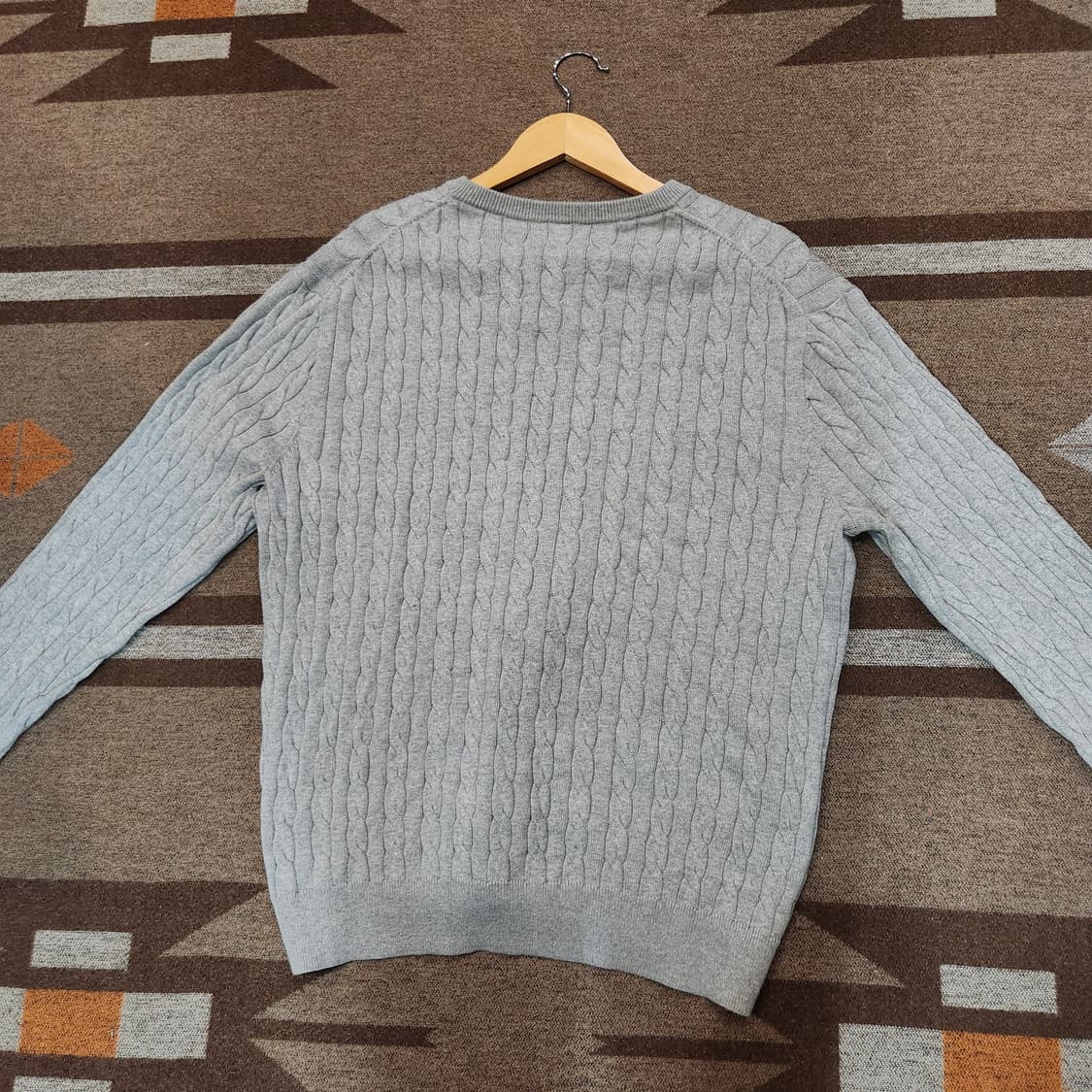 J.crew 제이크루 코튼 케이블 니트 L 상품이미지4