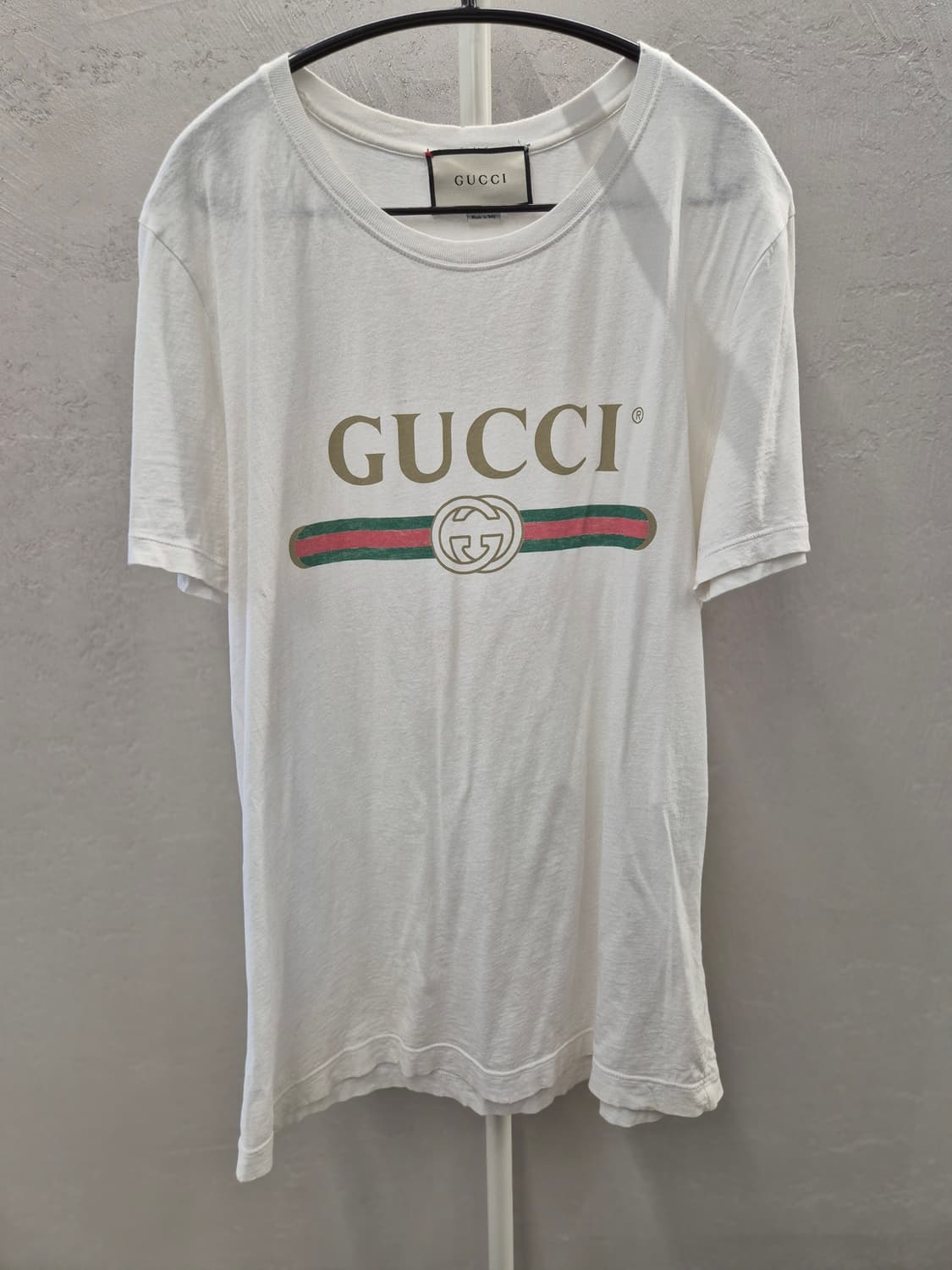 구찌 로고 반팔 티셔츠 (M) 상품이미지2