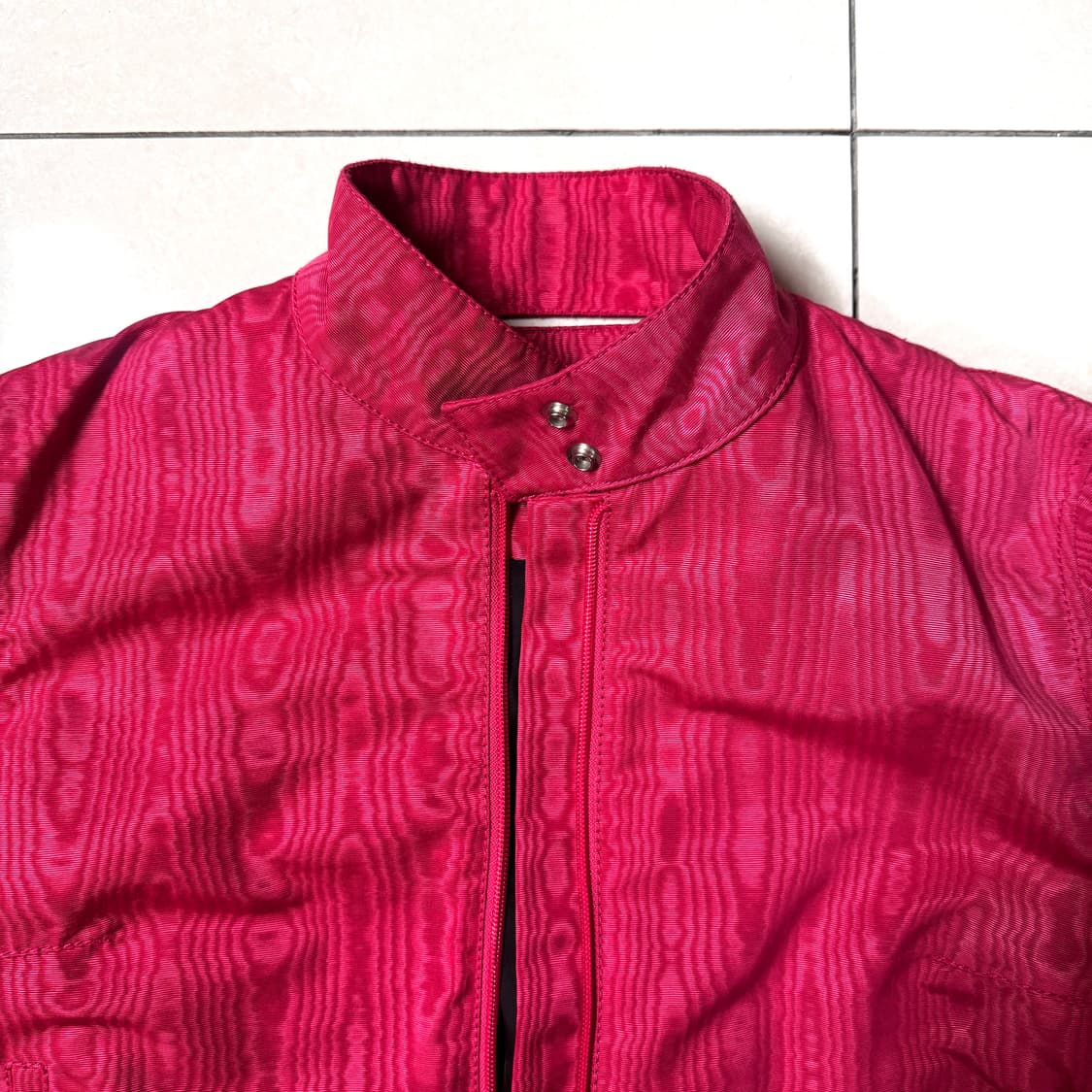 마린세르 무아레 자켓 핑크 38 상품이미지3