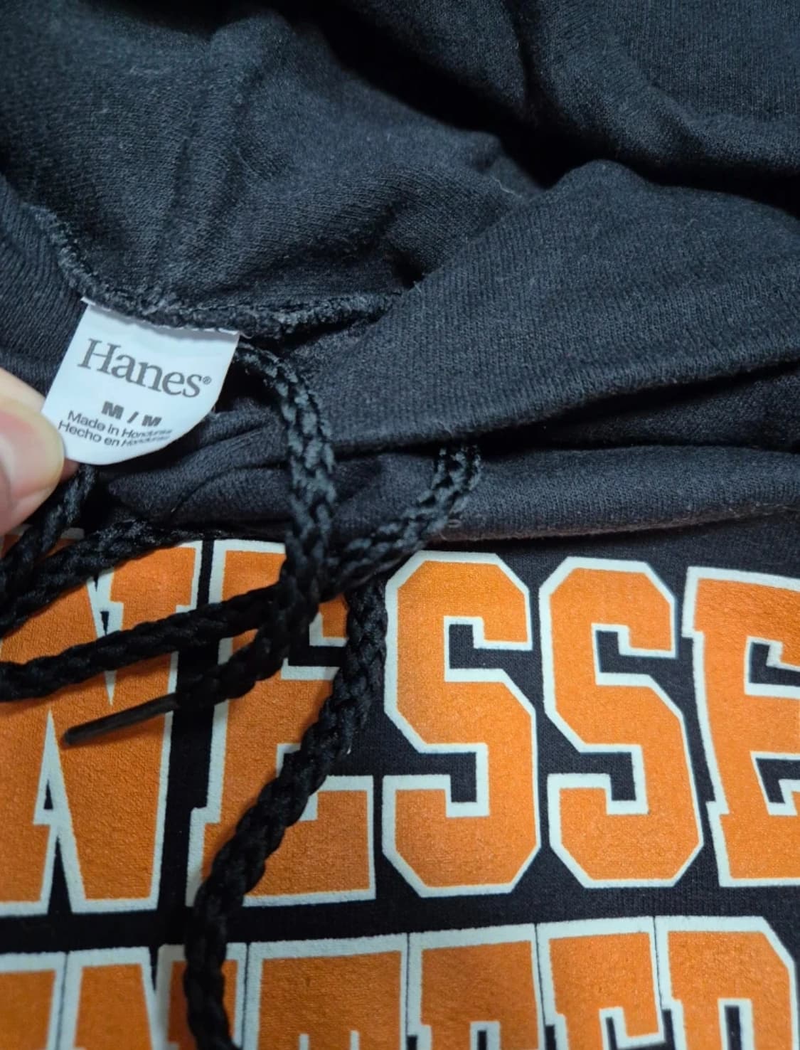 [M] Hanes 블랙 후드티 상품이미지3