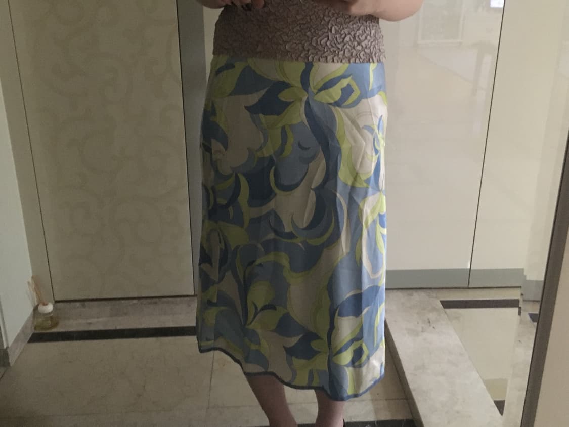 flower pattern midi skirt 상품이미지2