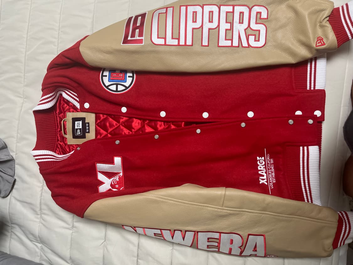 뉴에라 엑스라지 레이커스 바시티 자켓 XL 상품이미지5