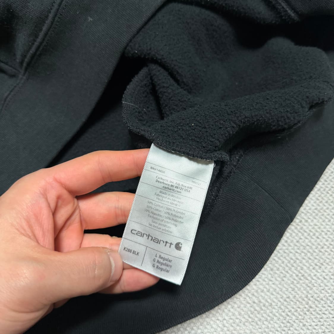 칼하트 오리지널 핏 후드티 상품이미지3