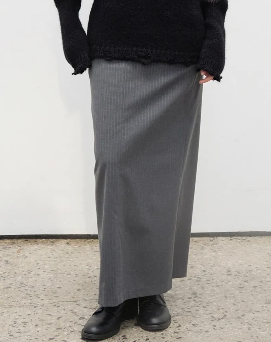 LEVAR straight maxi skirt 상품이미지2