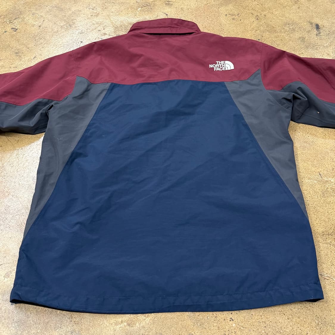 [정품/100] 노스페이스 바람막이 자켓 네이비 버건디 b16 상품이미지4
