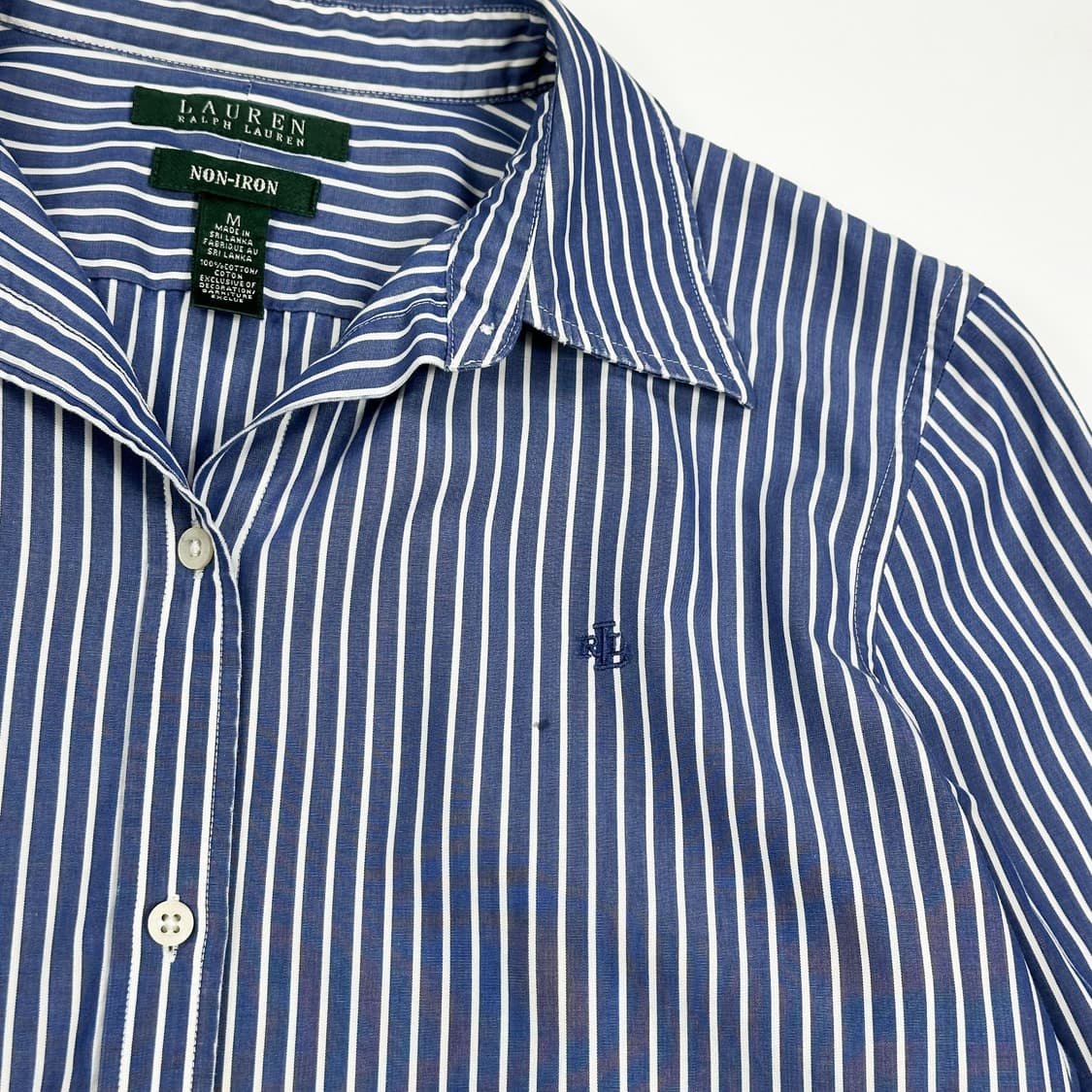 폴로 랄프로렌 클래식 여성 7부 스트라이프 셔츠 여성M 상품이미지3